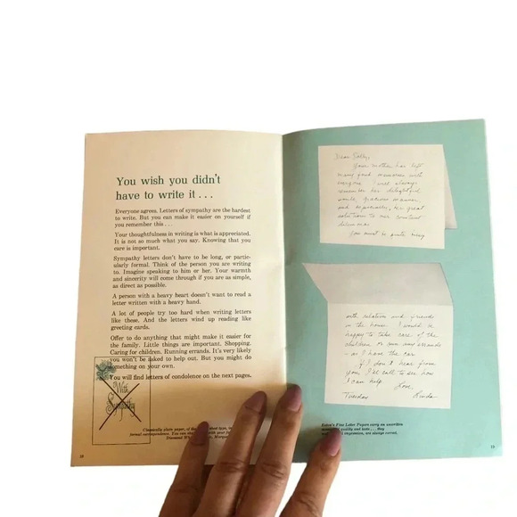 Vintage 50s 60s how to pamphlet on correspondence etiquette Fun Gift Lost Art - Picture 3 of 7